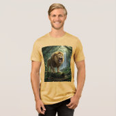 Löwe Tri-Blend shirt (Vorderseite voll)