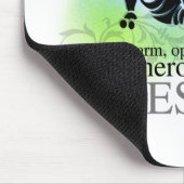 Löwe über Sie Mousepad (Ecke)