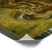 Löwe und Alligator, 1863 Poster (Ecke)