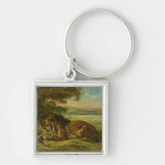 Löwe und Alligator, 1863 Schlüsselanhänger (Vorne)