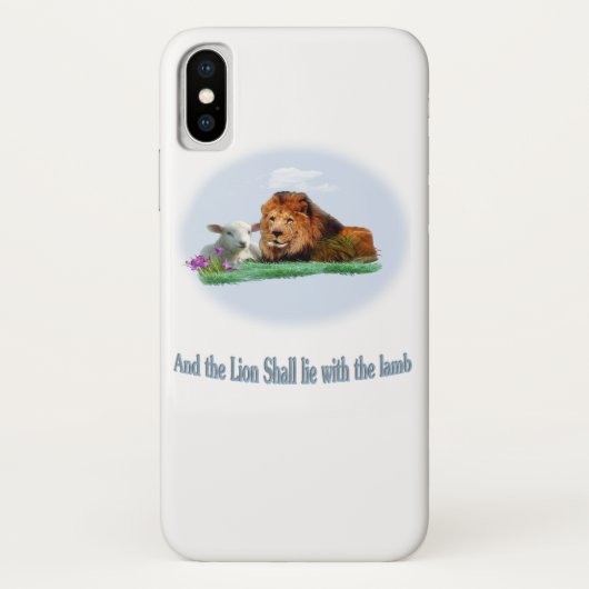 Löwe und das Lamb-Christliches Telefon Case-Mate iPhone Hülle (Rückseite)