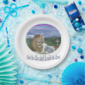 Löwe und das Lamm christliche Geschenke Pappteller (Party)