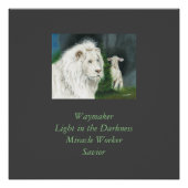 Löwe und das Lamm Poster (Vorderseite)