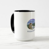 Löwe und die christlichen Geschenke des Lamms Tasse (Vorderseite Links)