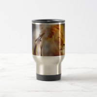 Löwe und die Lamm-Reise-Tasse