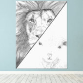 Löwe und die Leinwand des Lammes (Insitu (Holzboden))