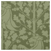 Löwe und Eiche, grün Stoff (Muster)