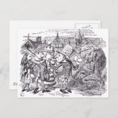 Löwe und Einhorn 1 Postkarte (Vorne/Hinten)