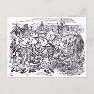 Löwe und Einhorn 1 Postkarte