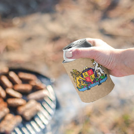 Löwe und Einhorn Rampant Bierdeckel Dosenkühler
