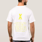 Löwe und Gazelle T-Shirt (Rückseite)