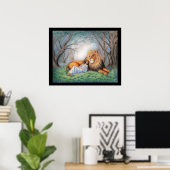 Löwe und ich poster (Heimbüro)