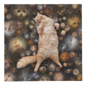 Löwe und Katze, Freunde, Foto Cube Würfel (Rechts)