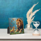 Löwe und Kübel Fotoplatte (InSitu)