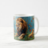 Löwe und Kübel Kaffeetasse (VorderseiteRechts)