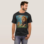 Löwe und Kübel T-Shirt (Vorne ganz)