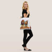 Löwe und Lama Dash Tasche (Am Model)
