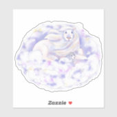 Löwe und Lamb | Aufkleber (Blatt)