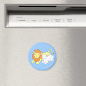 Löwe und Lamb Magnet (In Situ (Geschirrspüler))