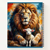 Löwe und Lamb Notizblock (Rückseite)