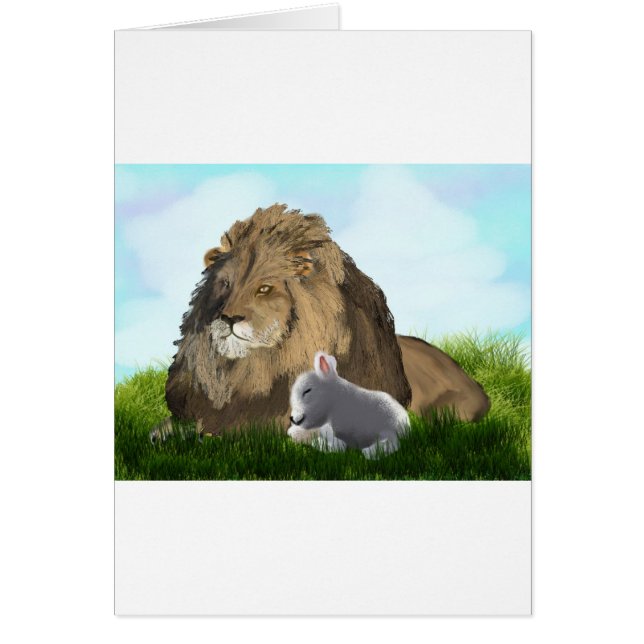 Löwe und Lamm (Vorne)