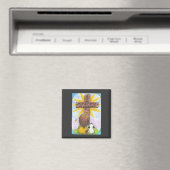 Löwe und Lamm am Kreuz Magnet (In Situ (Geschirrspüler))