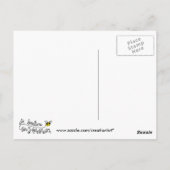 Löwe und Lamm am Kreuz Postkarte (Rückseite)