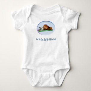 Löwe und Lamm Baby Strampler