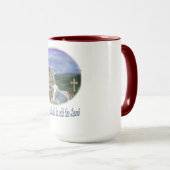 Löwe und Lamm christlich Tasse (VorderseiteRechts)
