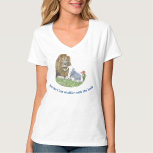 Löwe und Lamm Christliche Geschenke T-Shirt