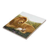 Löwe und Lamm Fliese (Seite)