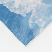 Löwe und Lamm in den Wolken Fleecedecke (Ecke)