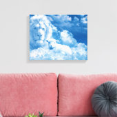 Löwe und Lamm in den Wolken Leinwanddruck (Insitu (Wohnzimmer))