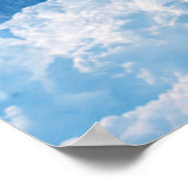 Löwe und Lamm in den Wolken Poster (Ecke)