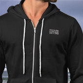 Löwe und Lamm, individuell einstellbar, schwarz Hoodie