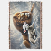 Löwe und Lamm-Keule-Keule Decke (Vorderseite Vertikal)