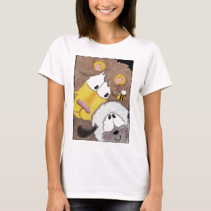 Löwe und Lamm Nah T-Shirt