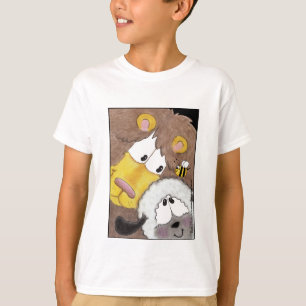 Löwe und Lamm Nah T-Shirt