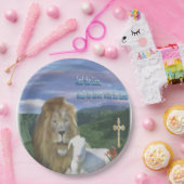 Löwe und Lamm Pappteller (Party)