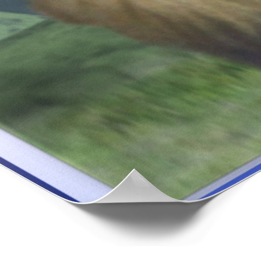 Löwe und Lamm Poster (Ecke)