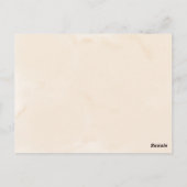 Löwe und Lamm Weihnachtskarten Postkarte (Rückseite)