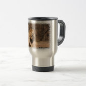 Löwe-und Löwe-CUB-Reise-Tasse Reisebecher (VorderseiteRechts)