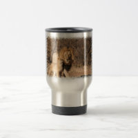 Löwe-und Löwe-CUB-Reise-Tasse
