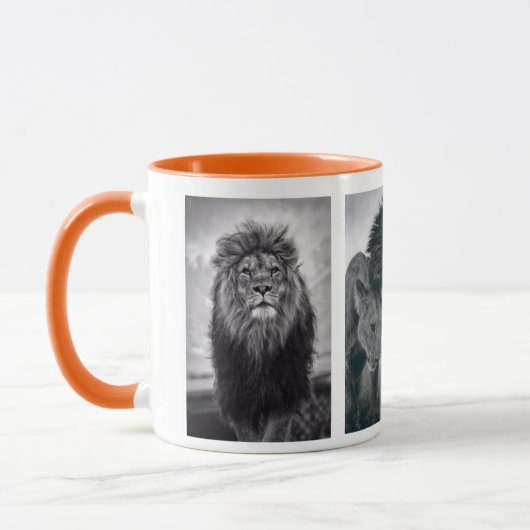 Löwe und Löwe  Tasse (Links)