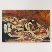 LÖWE UND LÖWIN PUZZLE (Horizontal)