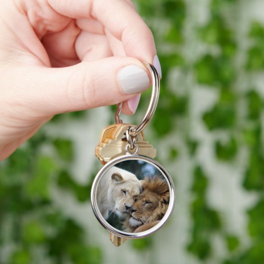 Löwe und Löwin Schlüsselanhänger (Hand)