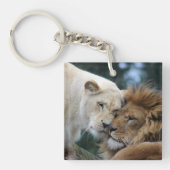 Löwe und Löwin Schlüsselanhänger (Vorderseite)