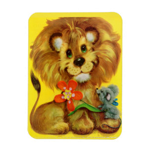 Löwe und Maus Magnet