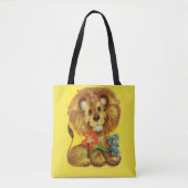 Löwe und Mausdruck Tasche (Vorderseite)