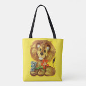 Löwe und Mausdruck Tasche (Rückseite)